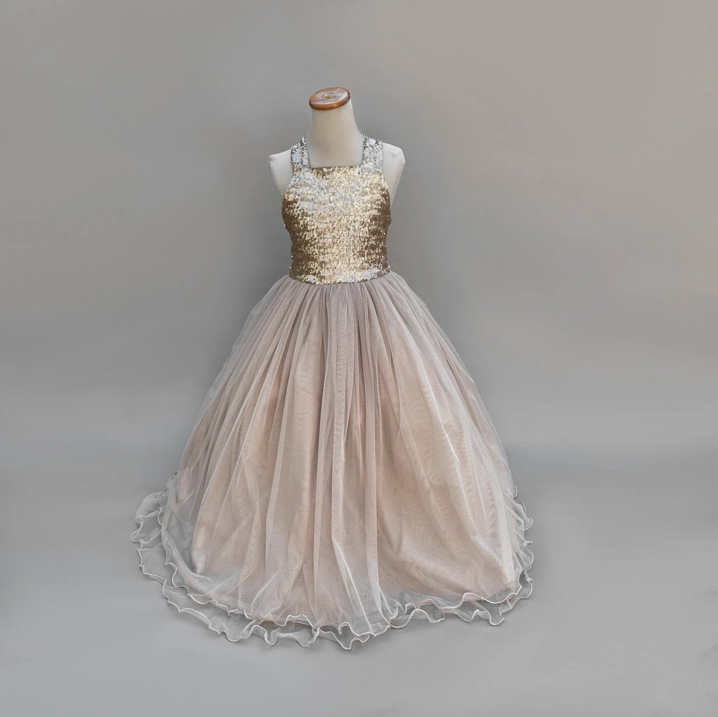 Alichia princess sequin tulle dress