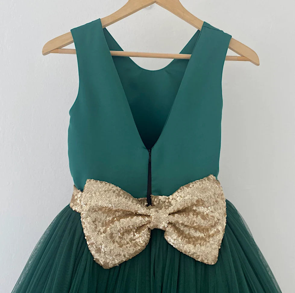 Fiona Forest Green Formal Dress