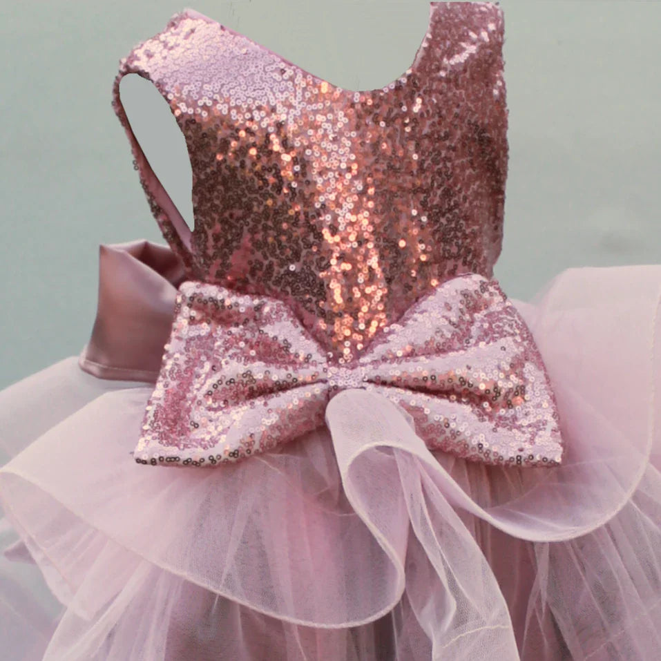 Calista Pink Sequin Tutu Dress