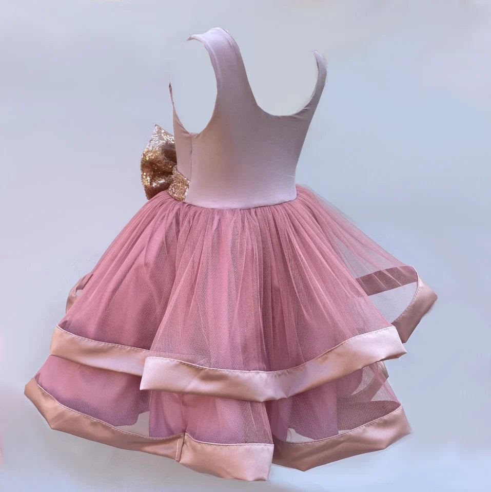 Gweneth blush pink tulle dress dress