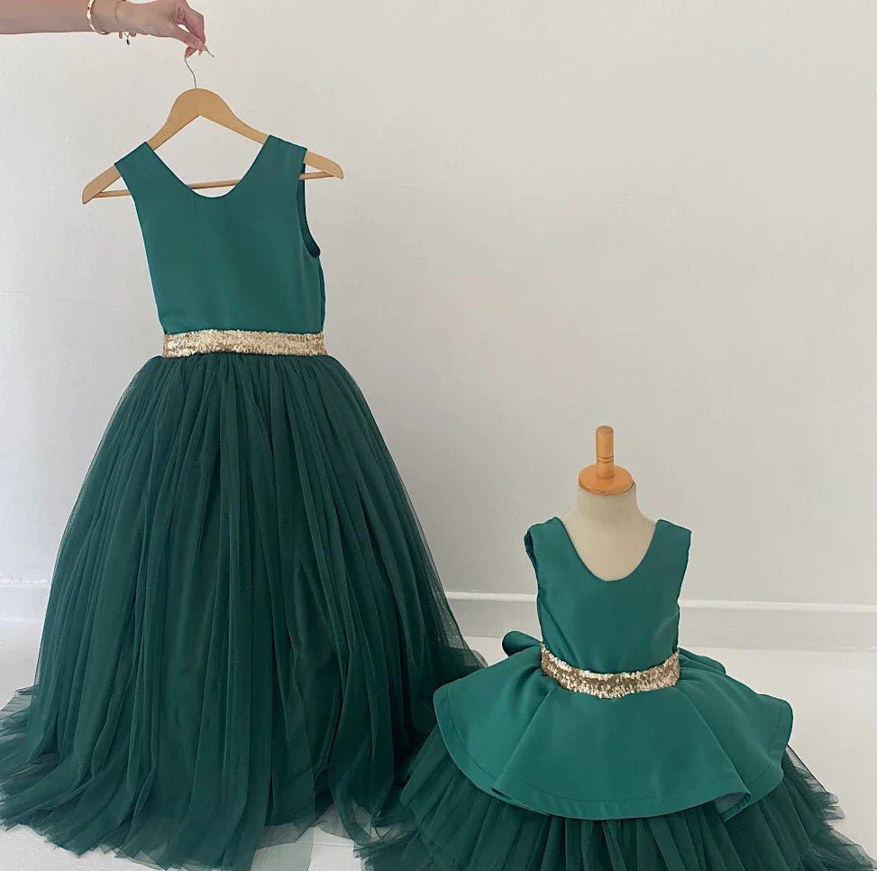 Fiona Forest Green Formal Dress