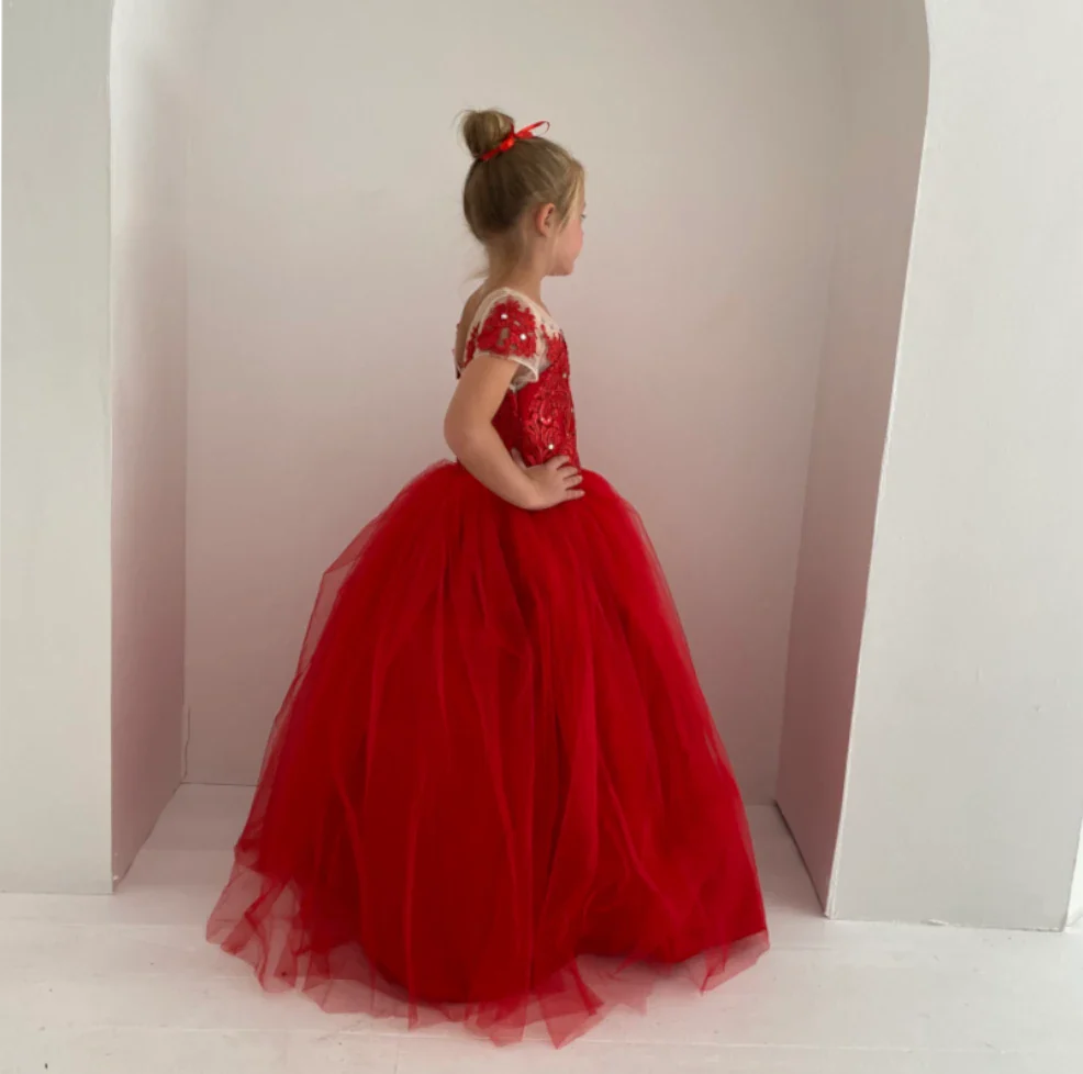 Clara Red Occasion Gown