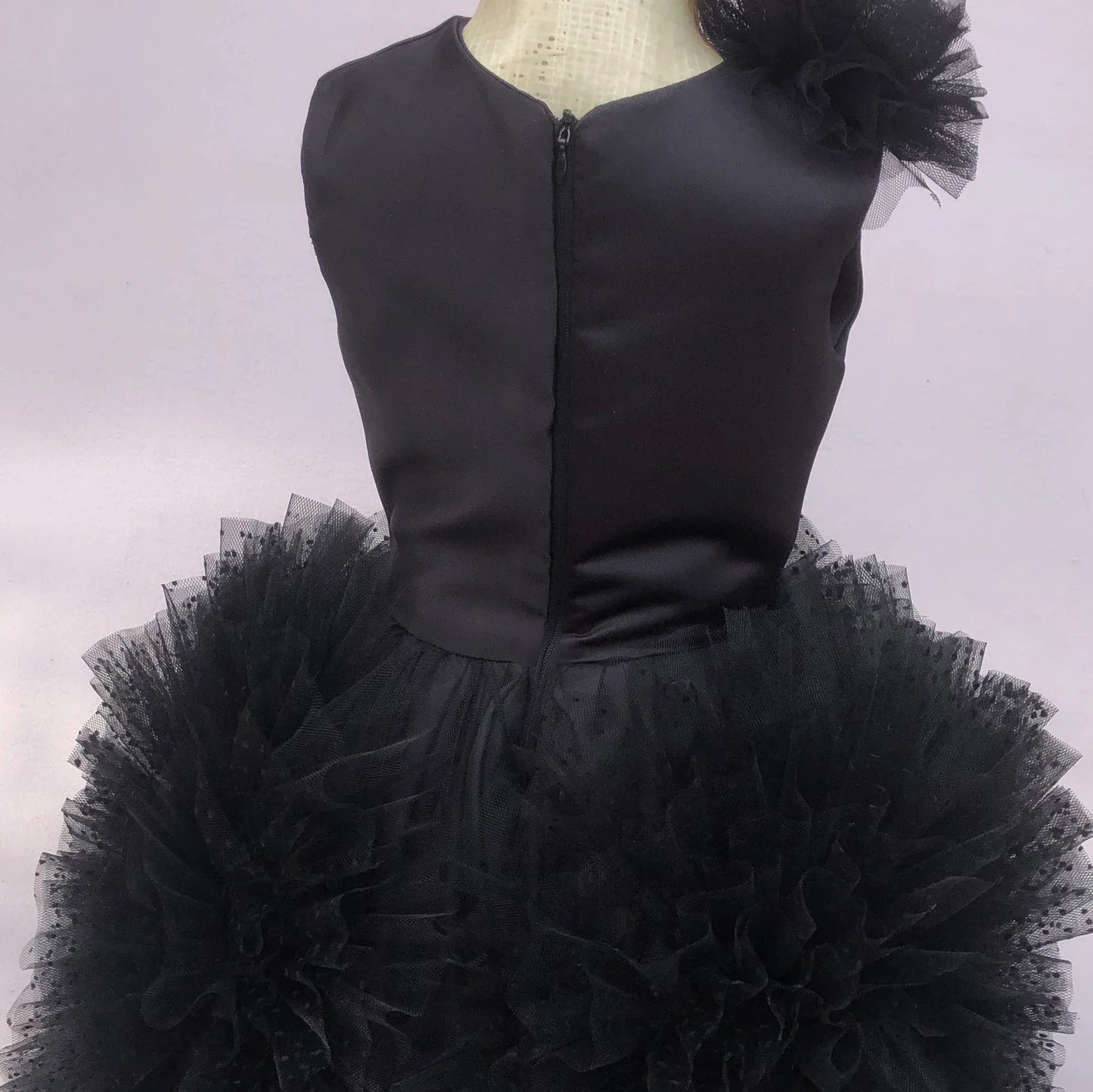 Allesia Black Tutu Dress