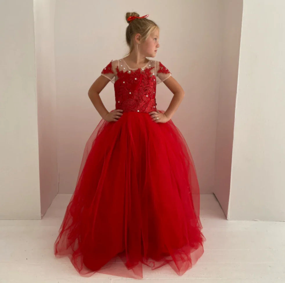 Clara Red Occasion Gown