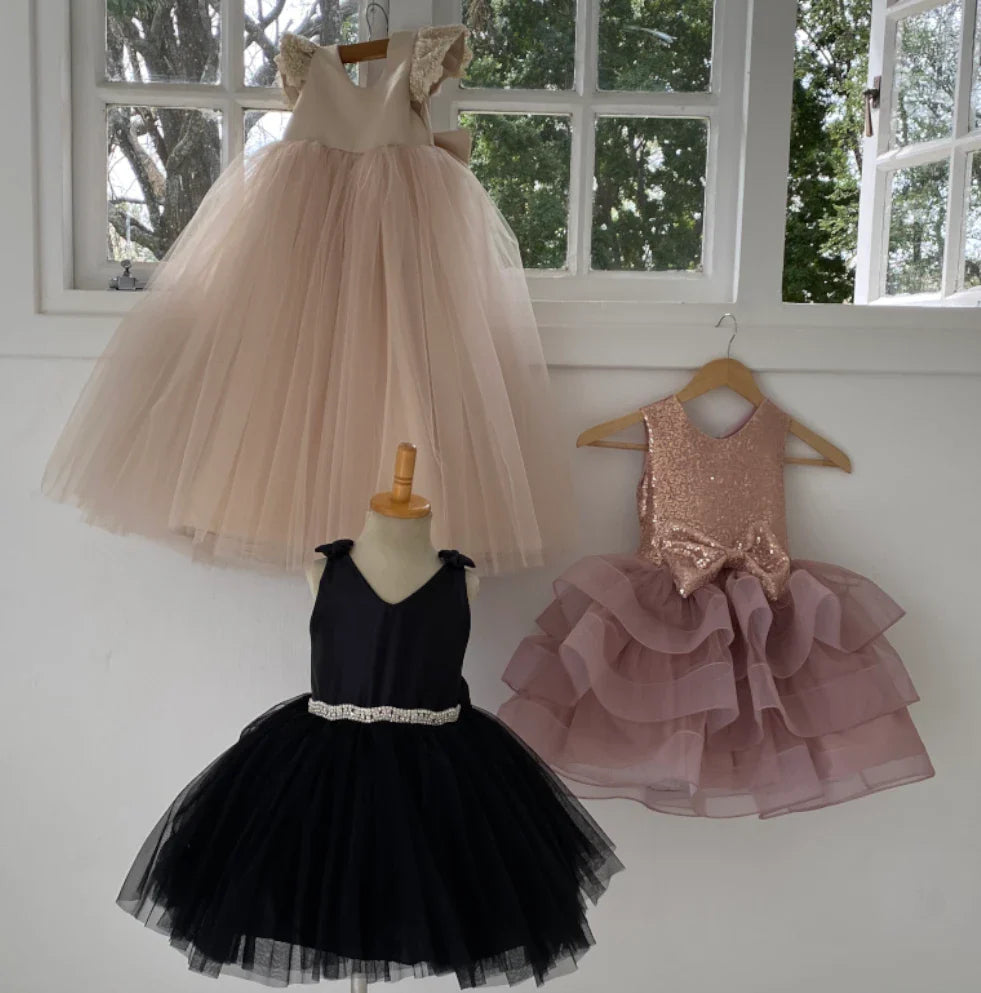 Elly Blush Pink Ruffled Tutu Dress